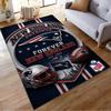 "New England Patriots Logo Sports Rug - Non-slip rug suitable for living room and bedroom sofas"
