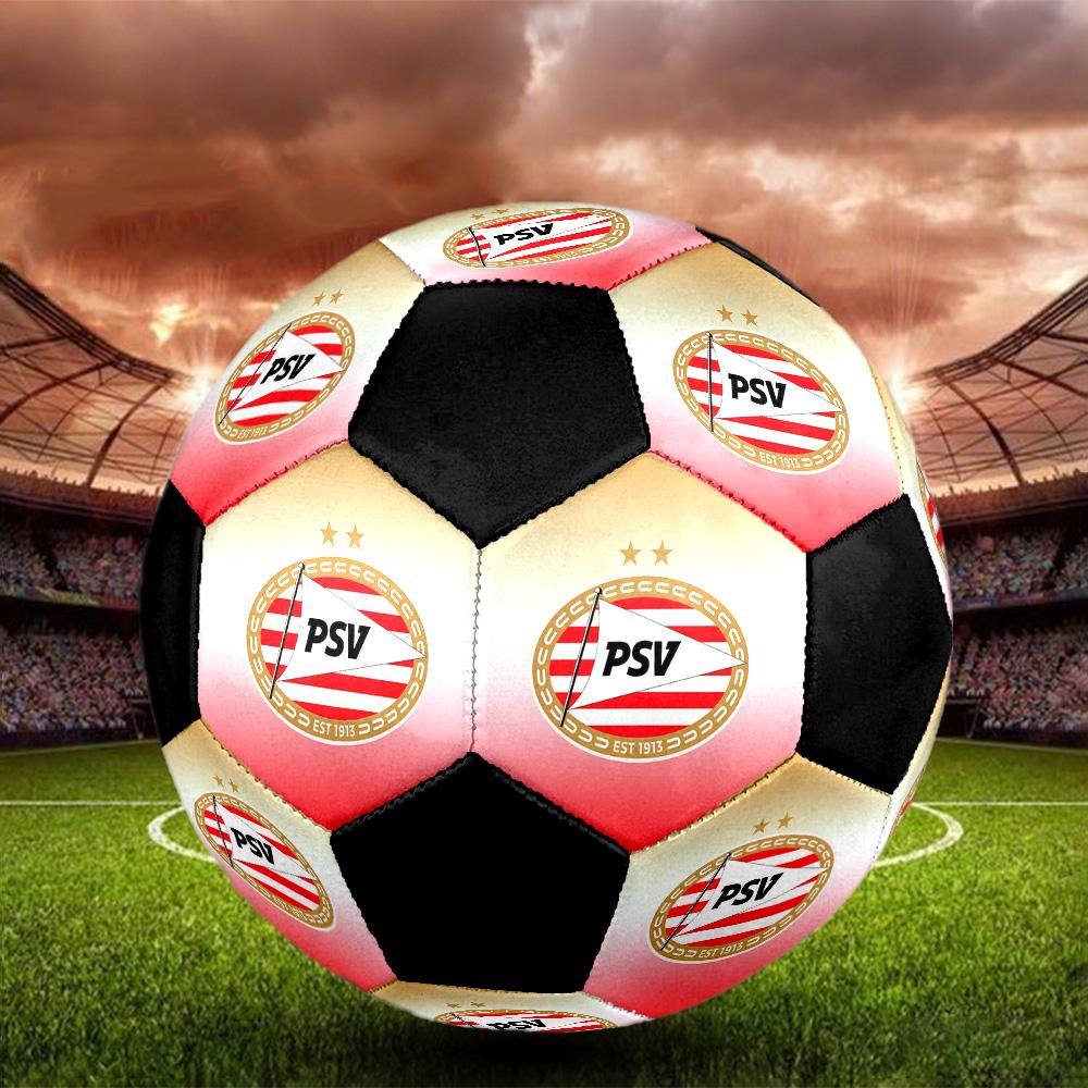 PSV Eindhoven Soccer Ball Colorful All Ages Machine Stitched PVC Competition Ready Durable High-Bounce.SIZE5