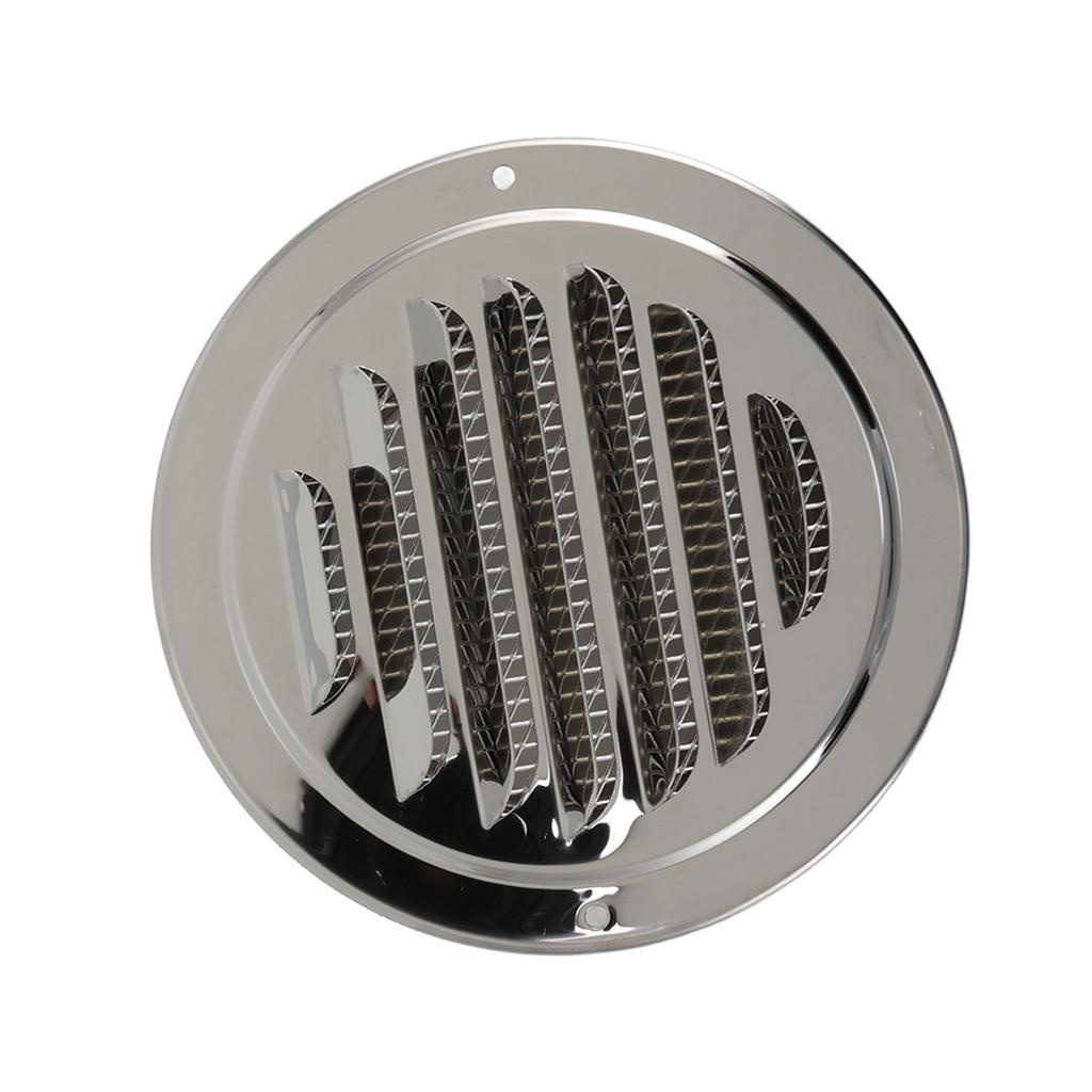 Air Ventilation Cover 304 Stainless Steel Round Exhaust Duct Grill Cap for Kitchen and Bathroom