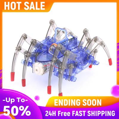 Spider Robot Childrens Toy DIY Robot Kit Electronic Robot Building Kit To Build Yourself Spider Robot Gift for Boys and Girls