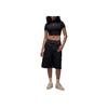 New Jordan Women's Short Sleeve Knit Crop Top HJ0084-010