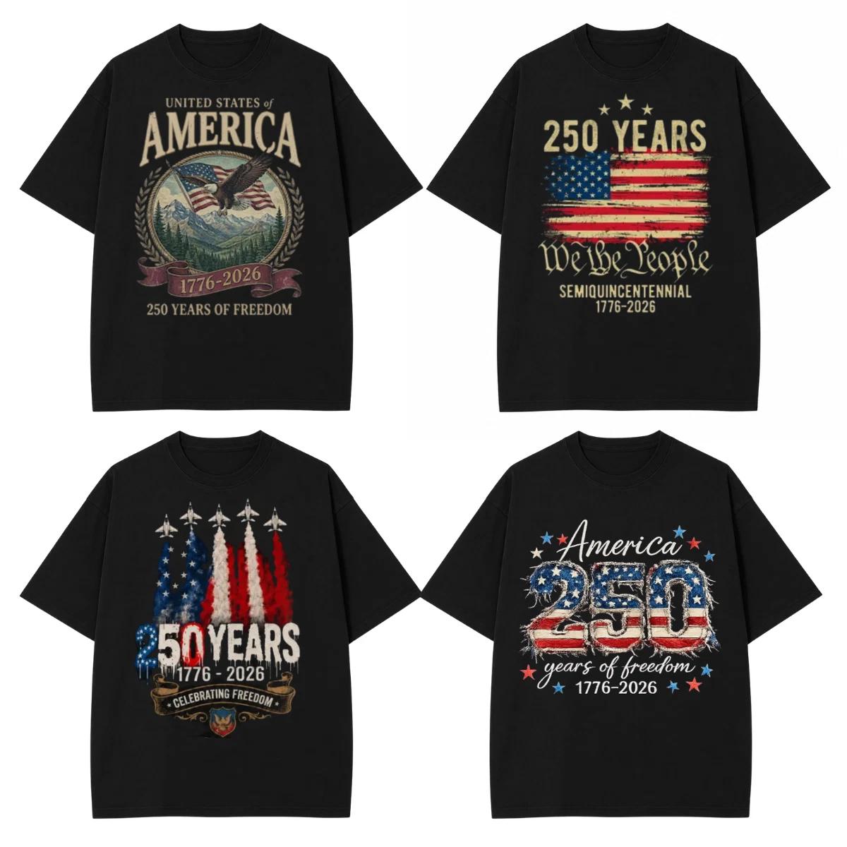America 250th Anniversary 1776–2026 Patriotic Celebration T-Shirt All size XL