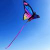1.45m Colorful Butterfly Kite for Kids Easy To Fly Steering Flying Kites with Long Tail Outdoor Toys Perfect for Family Fun