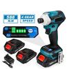 10000rpm Cordless Brushless Impact Drill Portable Electric Screwdriver Household Repair Impact Driver Tool