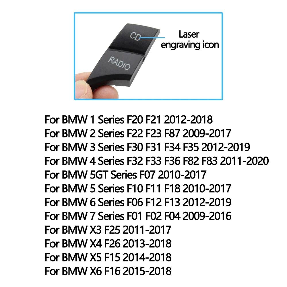 Kryt multimediálního ovládacího tlačítka centrální konzole CIC pro BMW 1 2 3 4 5 6 7 X3 X4 X5 X6 řady F30 F31 F10 F11 F06 F25 F26