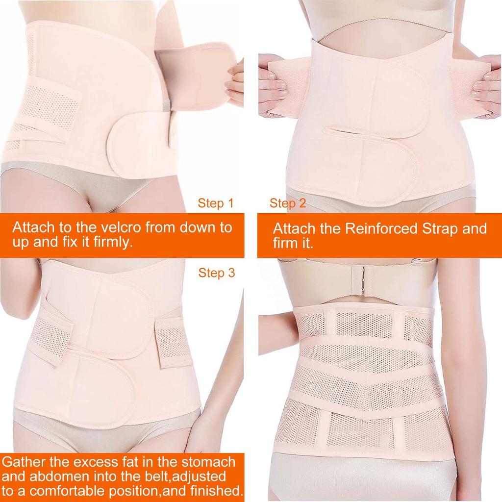 Women Postpartum Girdle Corset Recovery Belly Band Wrap Belt
