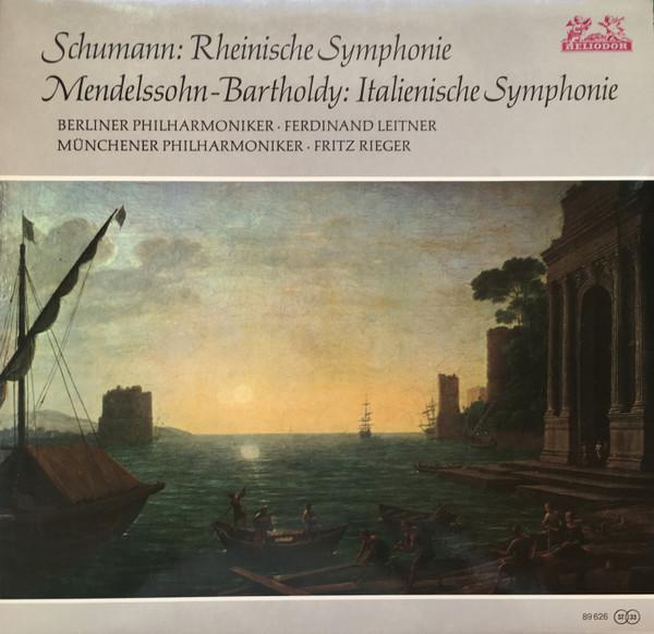 

LP Record ROBERT SCHUMANN FELIX MENDELSSOHN Schumann Rheinische Symphonie M 89626 Heliodor Germany Classical Used