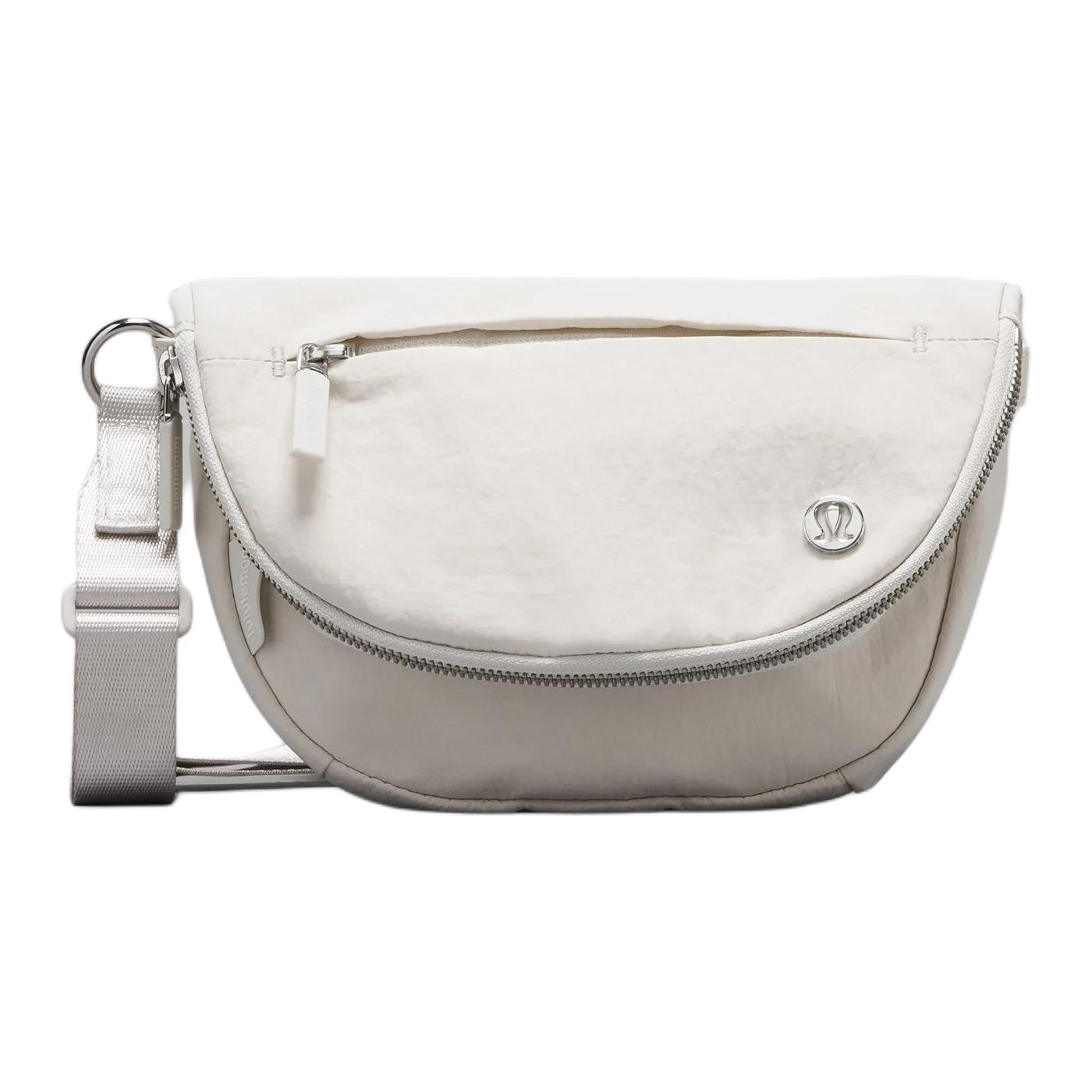 Lululemon All Night Festival 2L Adjustable Shoulder Strap Nylon Mini Crossbody Bag Women bags White LW9ERQS-061076 White