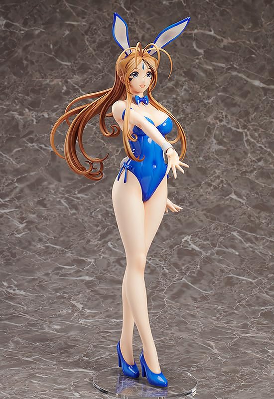 Min Gudinne Belldandy Barfot Kanin skala plast malt ferdig figur Ah! Ver. 1/4
