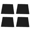 50PCS Window Glass Cleaning Cloth Thickened Mirror Cleaning Towels For Rv Yacht Black
