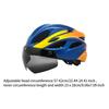 Bike Helmet Outdoor Adjustable Fit Comfort Men Women Biker Removable Goggles Shockproof Lightweight Cyclist Helmet Cycling Gear
