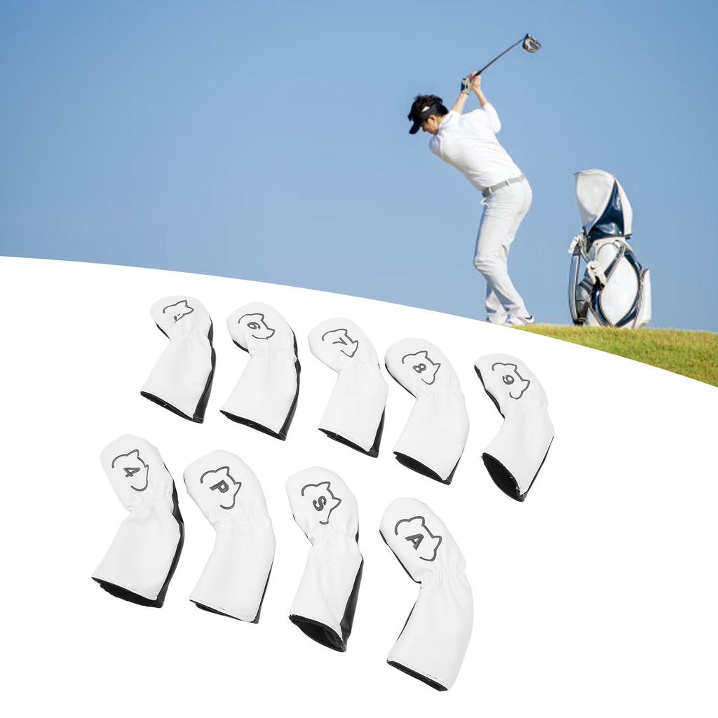 9PCS     Hd Cover PU Waterproof Double Sided Embroidery Protective   Hd Cover for Training