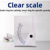 Acrylic Salinometer Designed for Saltwater Aquariums For Seawater Aquafarming and Seafood Industry Salt Concentration Testing