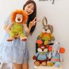 Forest animal doll cute lion elephant plush toy fox rabbit doll children accompany sleeping pillow