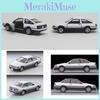 Toyota Motor Ae86 Alloy Car Model Double Door Pulleback Children Toys Gifts