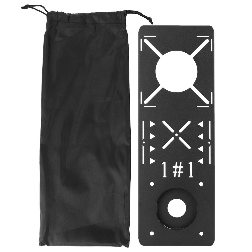 IGT Table Unit Plate with Foldable Water Suction Device Outdoor Stove Furnace Board Camping Stove Table Plate for Outdoor Hiking