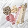 2/4/6Pcs Satin Heatless Hair Curler,Hair Rollers Heatless Curls with Hair Caps,Soft Heatless Curling Rod Headband for Long Hair