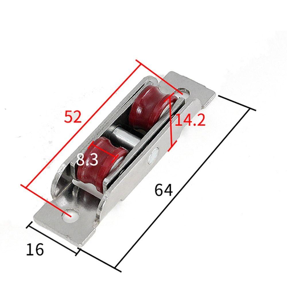 

Тип 80 Оконный ролик Фурнитура для раздвижных дверей Пазовое колесо Новый дверной раздвижной ролик 1PC Style1