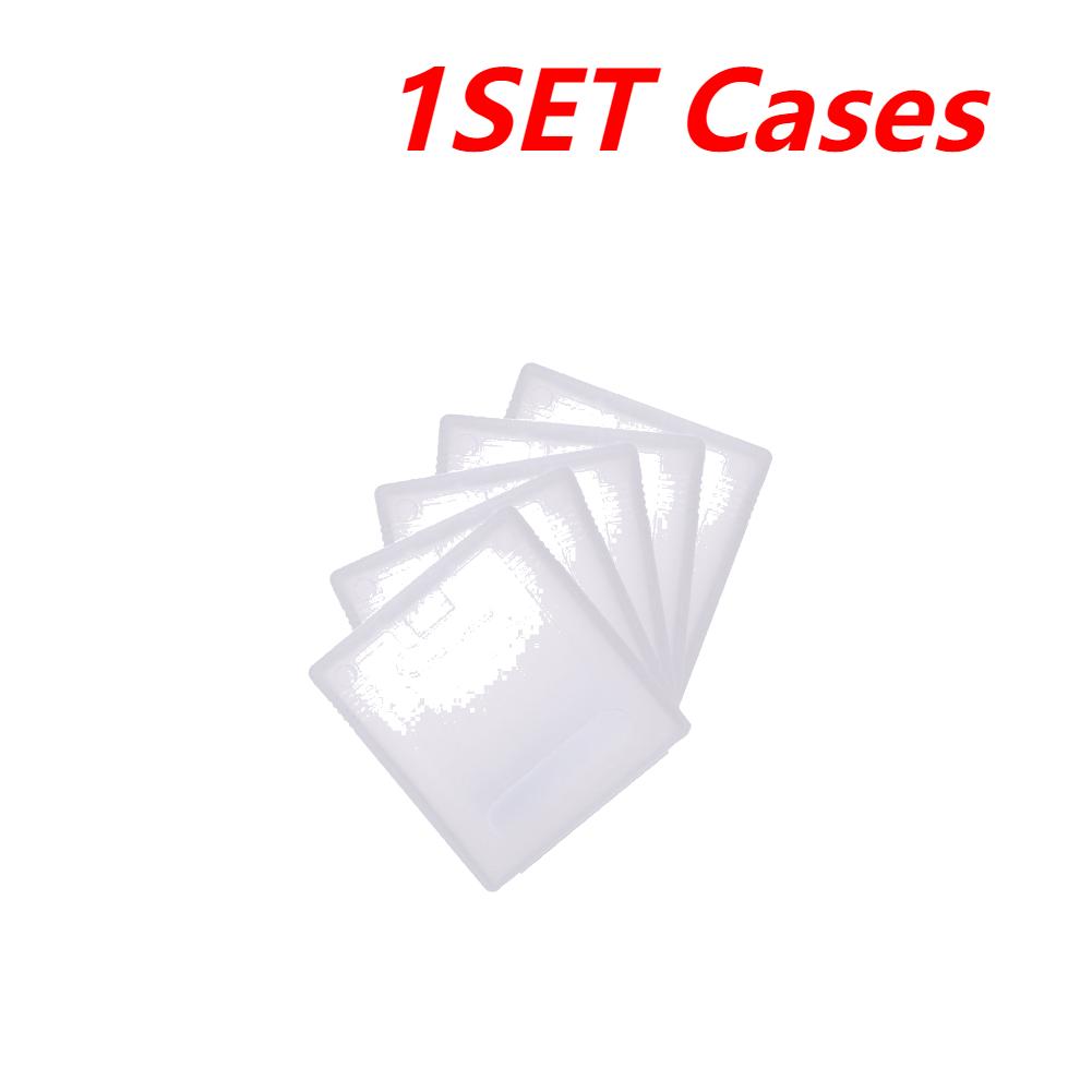 25-5PCS Plastic Game Card Cartridge Cases Transparent Anti Dust Cover Storage Boxes for Nintendo Game Boy Color Pocket GBC GBP
