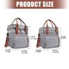 Multipurpose Insulated Food Carriers Bag Double EVA Thermal Lining Adjustable Shoulder Straps Spacious Waterproof Design For Beach Camping