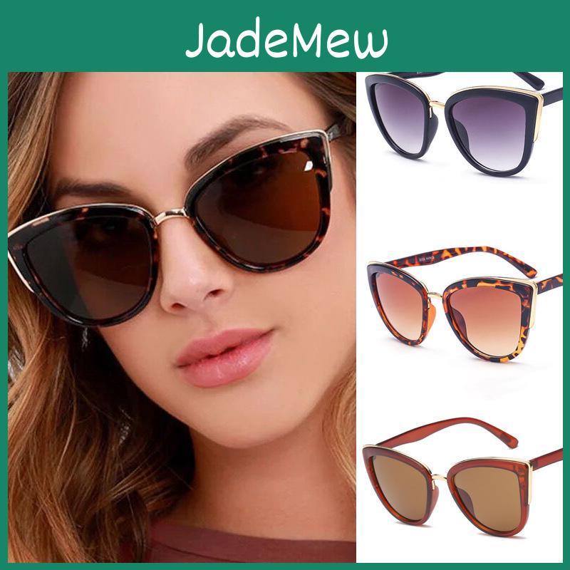 Vintage Fashion Sunglasses Cateye Women Gradient Sunglasses
