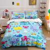 "Cheerful Ocean Buddies Parade." Bedding Sets Duvet Covers Pillowcases(1* Duvet Cover 2* Pillowcases Without Duvet Insert)