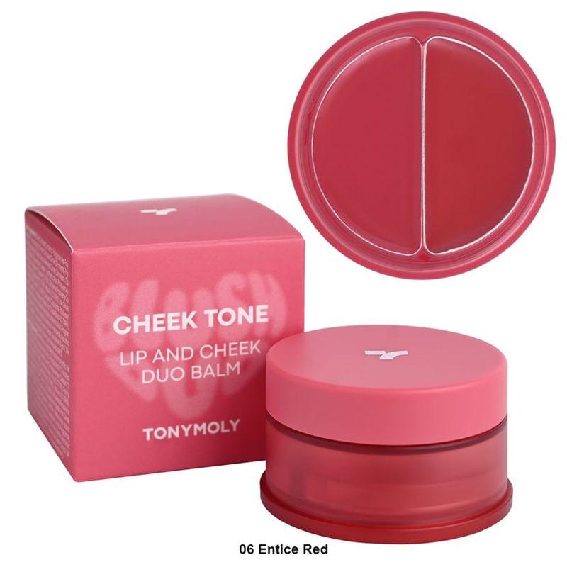 TONYMOLY - Cheek Tone Lip And Cheek Duo Balm - 9 Colors