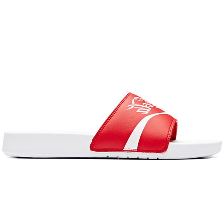 Coca Cola X Anta Slide Slippers Mens Mismatched, Left White Right Red 91926983-1