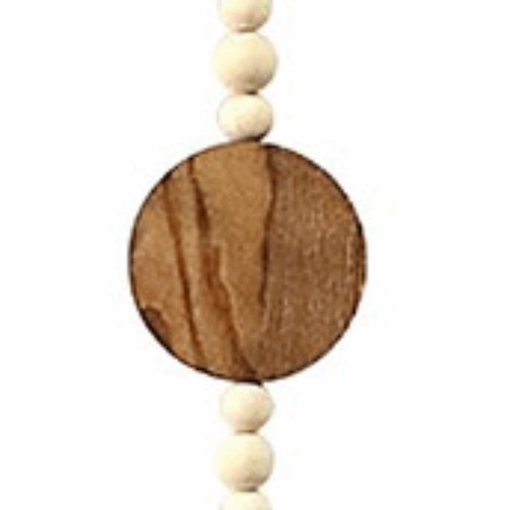 29.92in Boho Tassel Pendant Wooden Boho Wall Decoration Home Wall Pendant  Living Room
