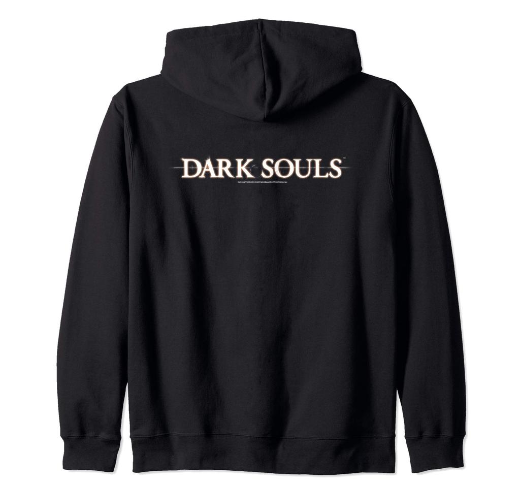 DARK SOULS logo zip hoodie
