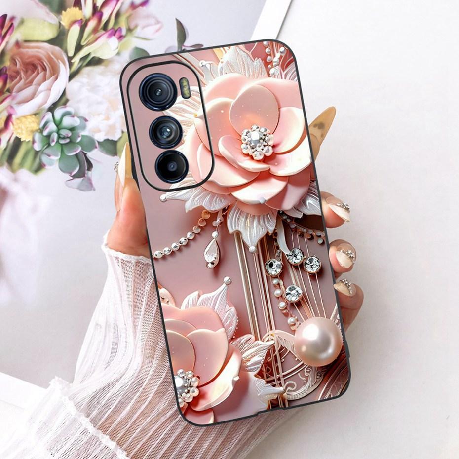 Cute Printing Phone Case For Motorola Edge 30 30Pro 30Neo Soft Black Silicone TPU Cases For MOTO Edge30 Pro Neo Covers Bumpers