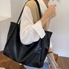Women's Minimalist Tote Bag Large Capacity Shoulder Bag Ladies Solid Color Bag for Work
