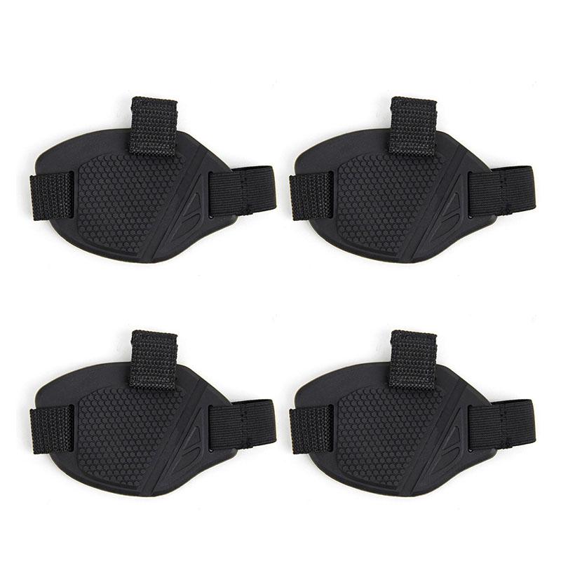 Copriscarpe Antiscivolo per Moto Copriscarpe per Moto Copripiede per Moto Protezione Leva Cambio Stivale da Moto Pad Protettivo 1/2/4 pz