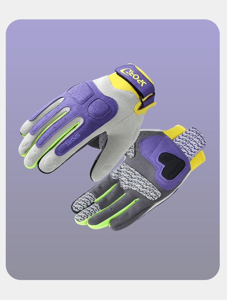 Unisex Summer Motorcycle Gloves - Non-slip, Thin, Wear-resistant, Full Finger, Sunscreen for Riding & Biking