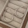 BF CLUB 925 Sterling Silver Vintage Earrings For Women Trendy Big Gold Earring Jewelry Prevent Allergy Party Accessories