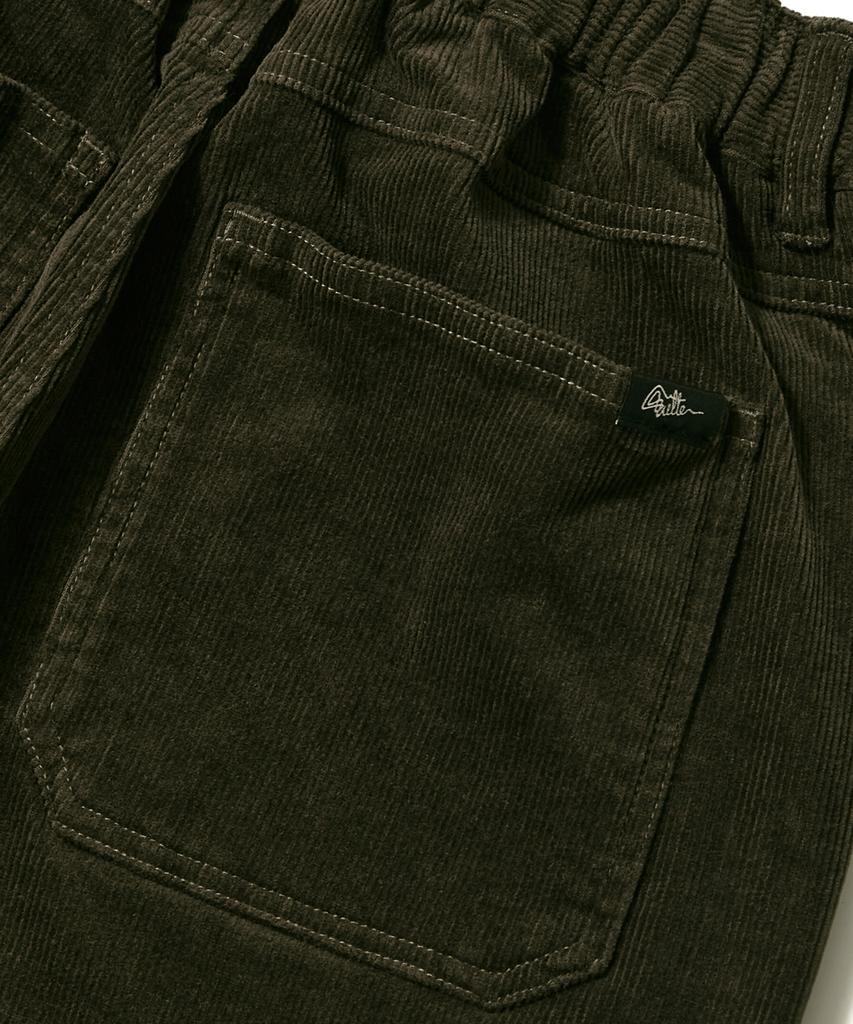 KULTE Back Brushed Corduroy Pants_Khaki