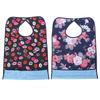 Adult Waterproof Mealtime Bib Double Layer Elder Dinning Clothes Protector