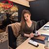 Maglione a Maniche Lunghe in Maglia con Scollo a V da Donna Langsha