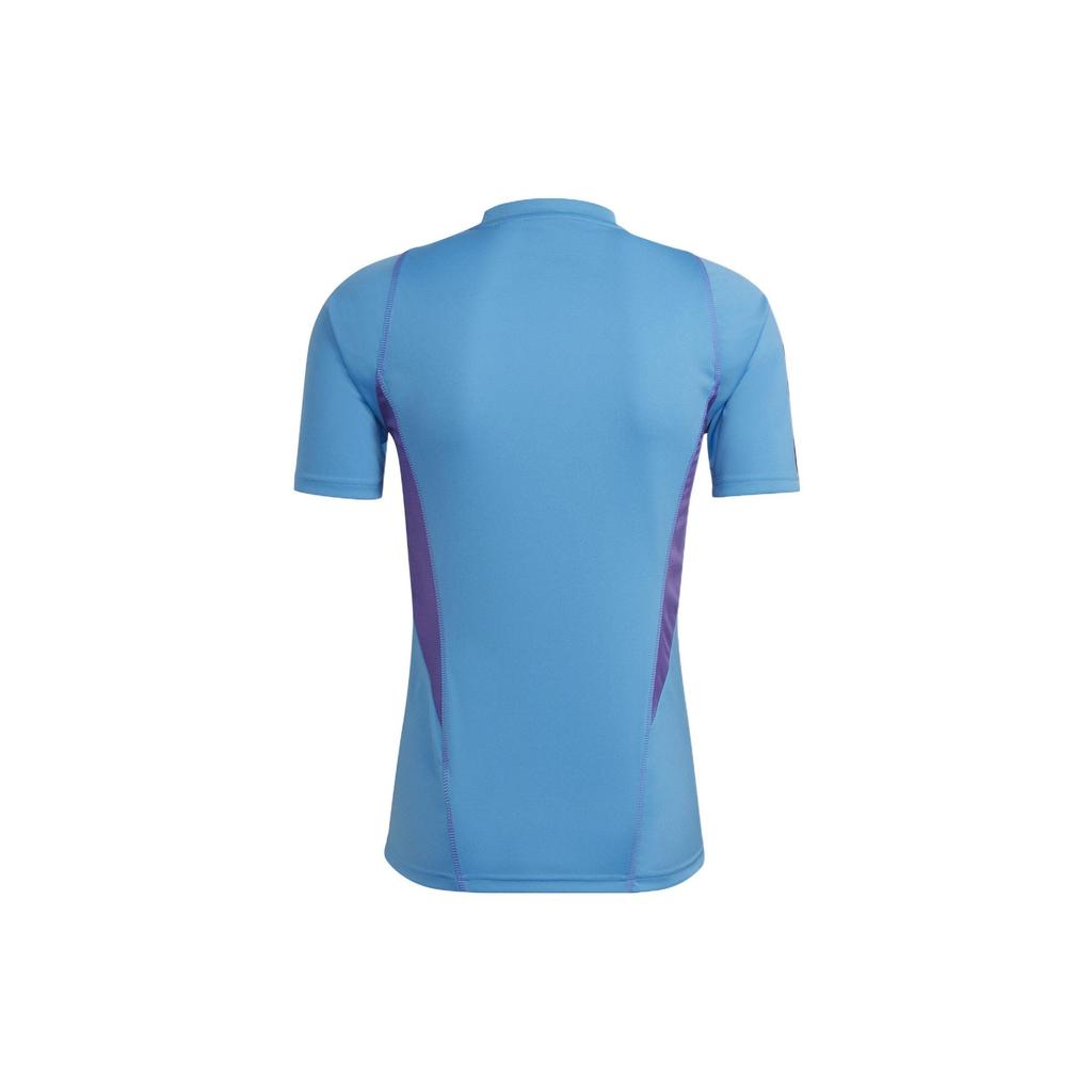 Adidas Soccer Jerseys Men's Blue Moderate Straight Fit HF3927