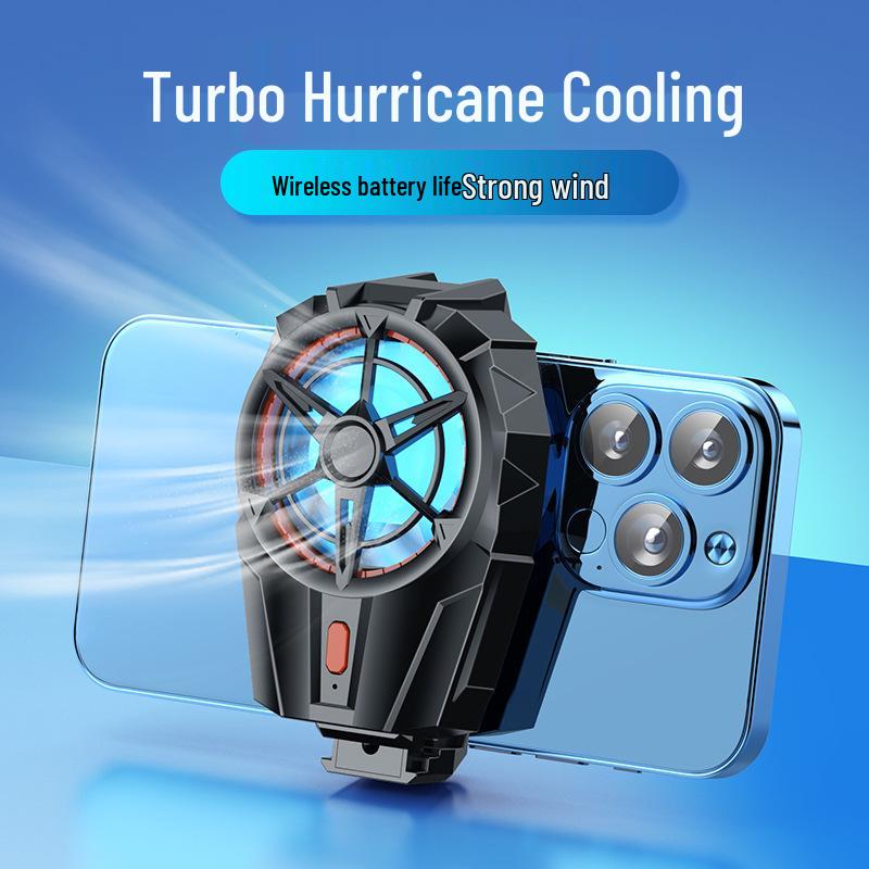 Silent Air-Cooled Mobile Phone Radiator for Live Streaming & E-Sports