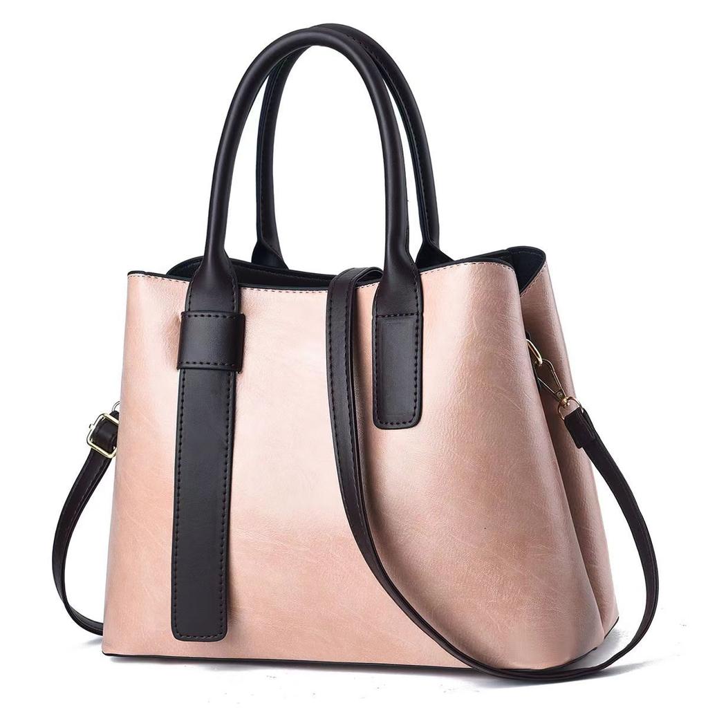 Textured handbag Classic large-capacity shoulder bag Crossbody bag Women's bag