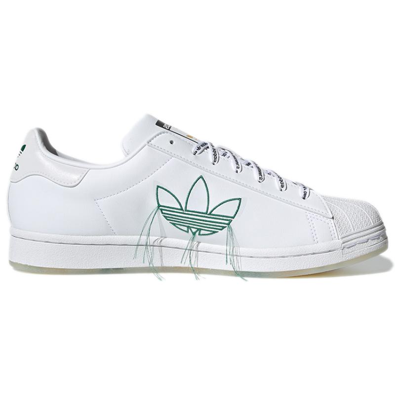 Adidas Originals Superstar Shoes 'White Black Yellow' Sneakers GX2990