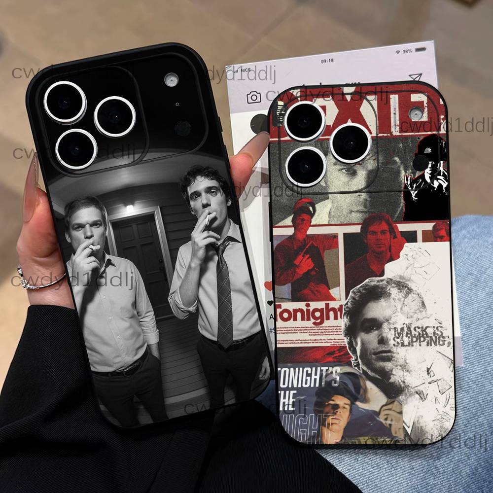 D-Dexter Morgan Phone Case For iPhone 17,16,15,11,12,14,13 Pro Max Mini XS,XR,7 Plus 16E Air Shockproof Soft Cover