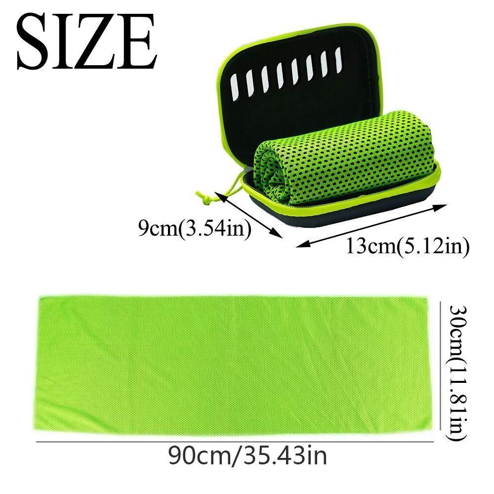 Polyester Quick Dry Fitness Cool Towel Microfiber Running Fitness Towel  Summer
