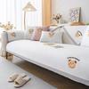 Ice Silk Mat Sofa Cushion Summer Non-Slip Seat Cushion Cartoon Cute Wind Cooling Sofa Cover Backrest Towel Cover Cloth