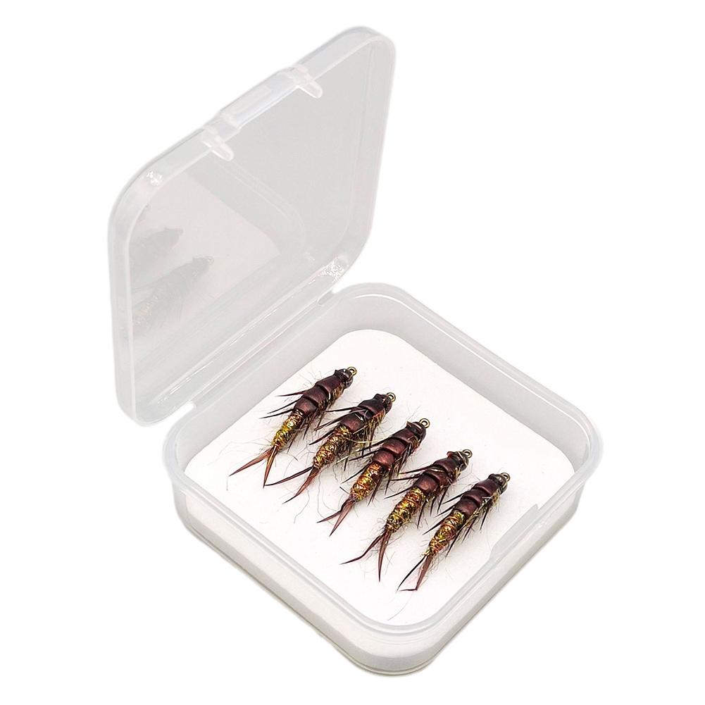 5 Pcs Hook Accessory Lure Nymph Shape Realistic Replacement