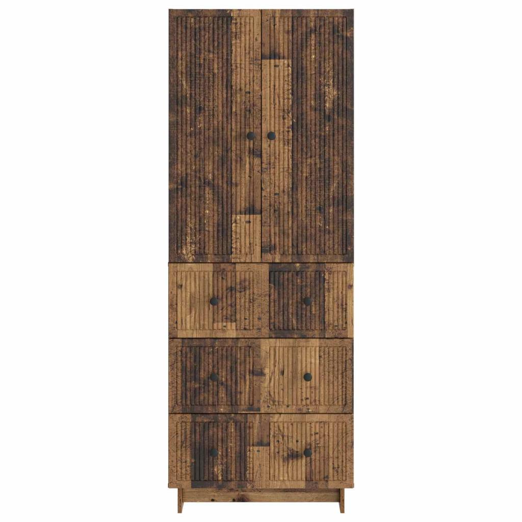 Cabinet Set 2 pcs 66 x 34.5 x 90 cm engineered wood