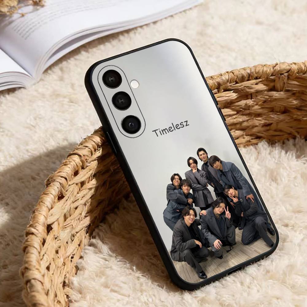Japanese Idol T-Timelesz Phone Case For Samsung Galaxy A20,21s,22,31,32,52,53,72,73,80,91 Soft Black Shell