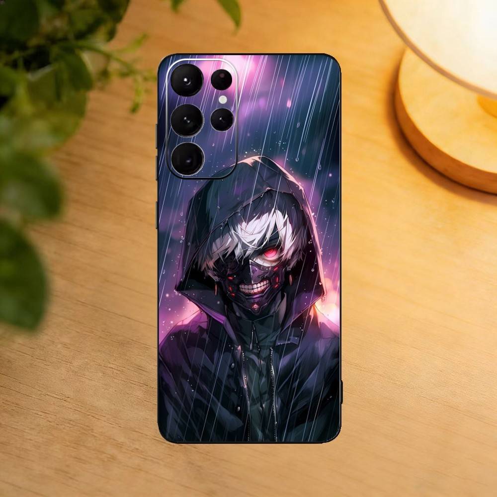 Tokyo Ghoul Kaneki Ken phone Case For Samsung S25,24,21,22,23,30,Ultra,20,Plus,Fe,Lite,Note Soft Black Cover