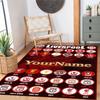 Liverpool Customize Your Name Carpet Suitable for Entryway Outdoor Decorate room Dormitory Antislip Carpet Anime Office Decor